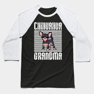 Chihuahua Grandma Proud Dogs Baseball T-Shirt